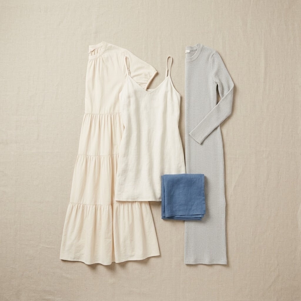 Ribbed Knit Midi Dress